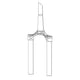 RockShox Reba A7 CSU Fork Uppers