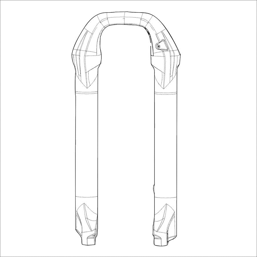 RockShox Lower Leg - 35G Fender Fork Lowers