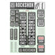 RockShox 35mm Decal Kit - MY18 Fork Decals