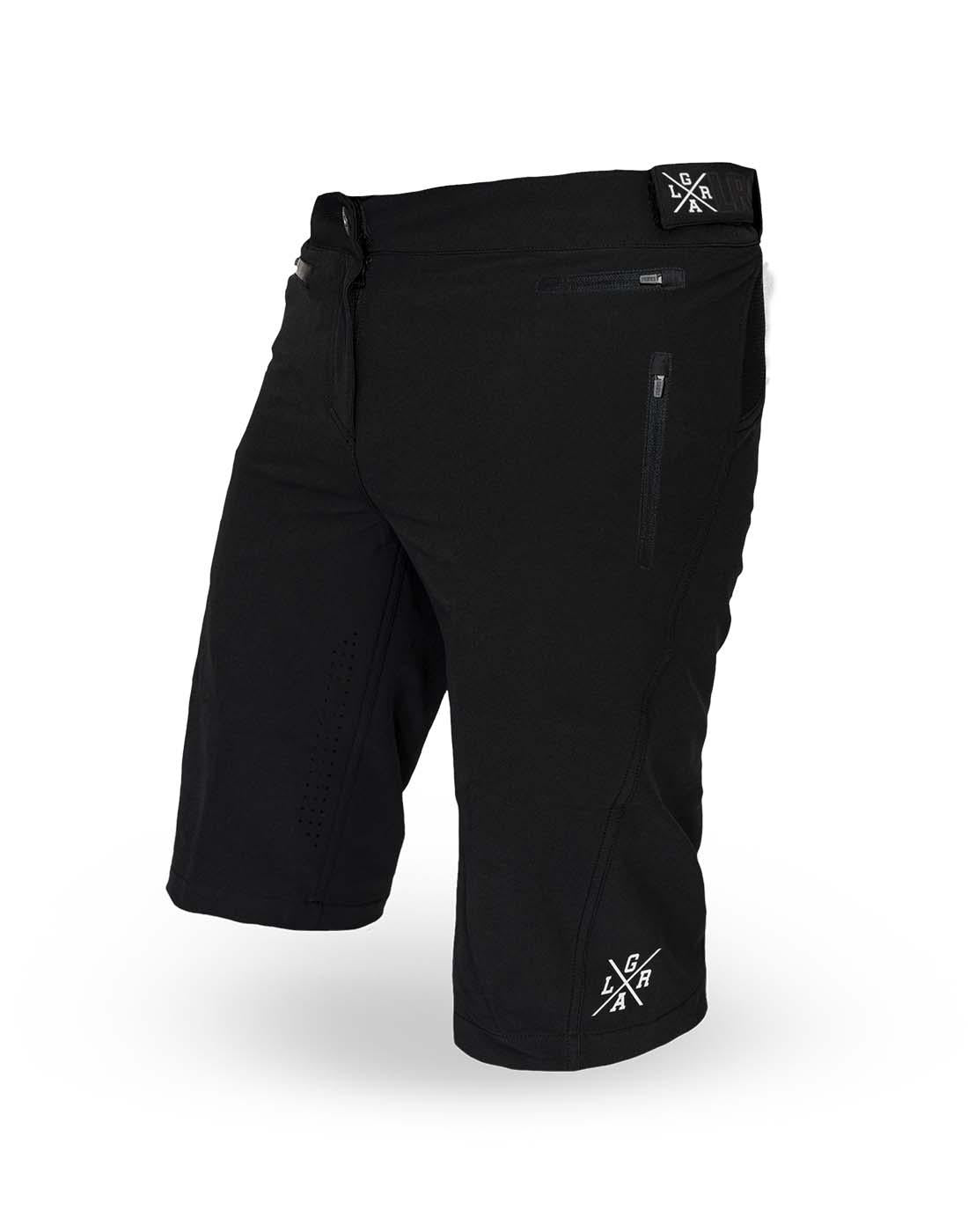 Short technique LR pour homme, manches courtes, modèle Evo, noir 