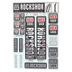 RockShox 35mm Decal Kit - MY18 Fork Decals