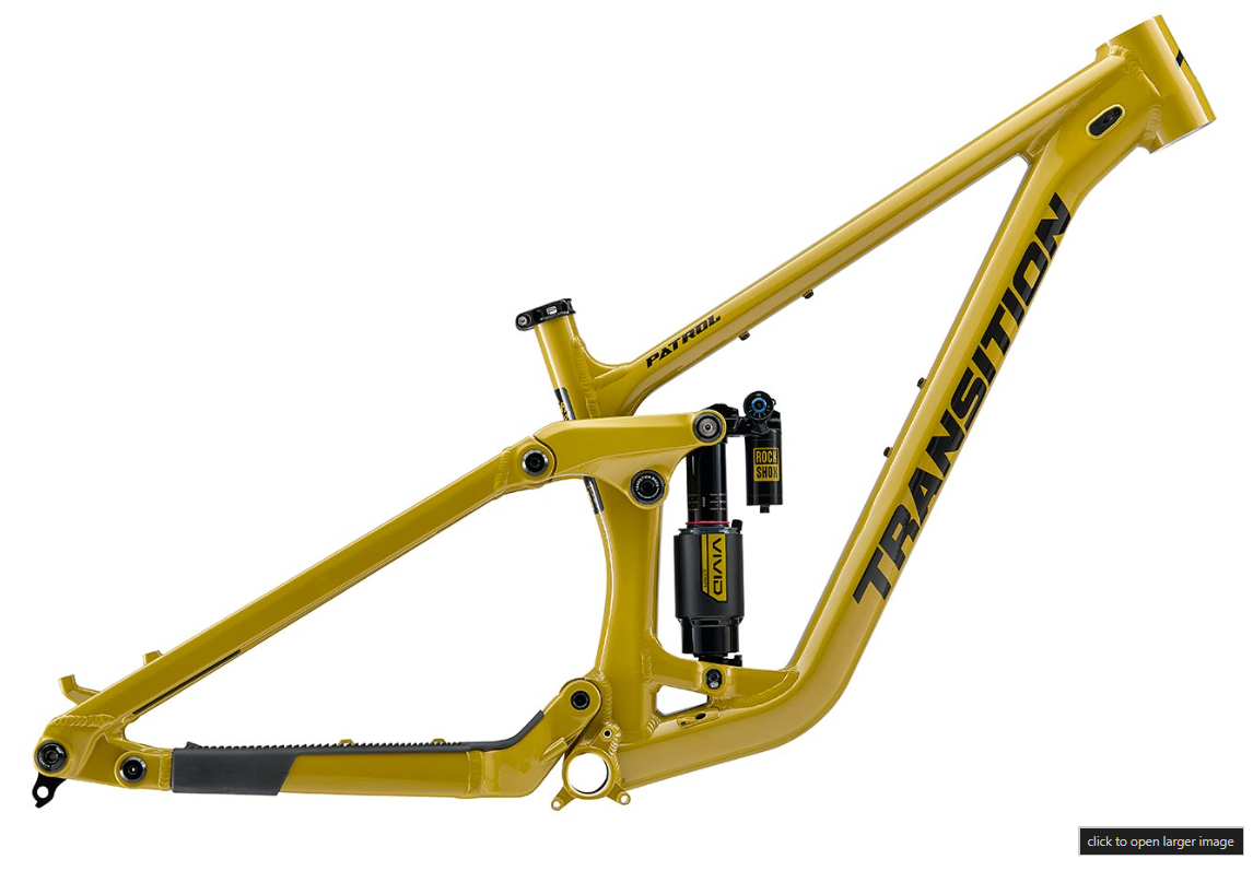 Transition Patrol Alloy Frameset - 2025