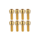 Title MTB DM1 / DM2 Titanium Bolts (8 Pack)