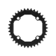 Title CR1 104 BCD Chainring 36T Black front
