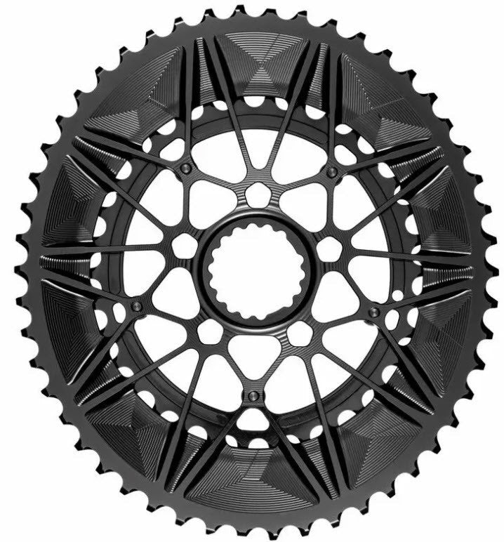 Absolute Black OVAL SpideRing Direct mount for CANNONDALE