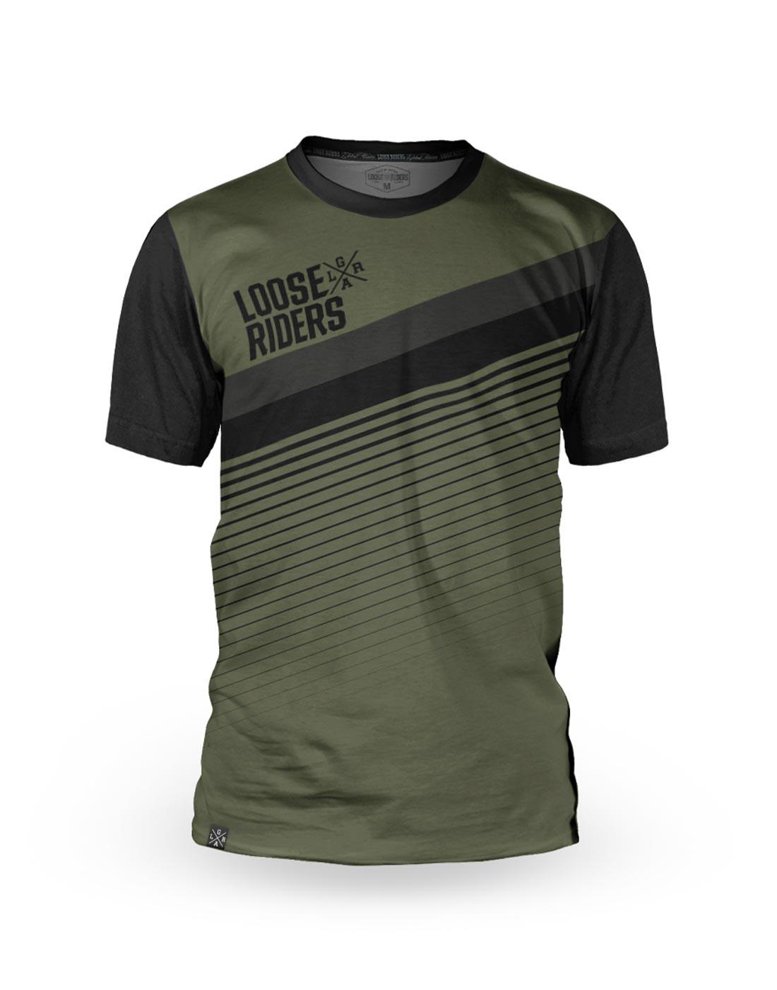 LR Mens Tech Jersey Slant Olive
