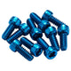 10xPedal Pins US Size for Escape Pro+ Black ONE+Base Steel, Medium