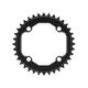 Title CR1 104 BCD Chainring 36T Black HG12 front