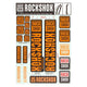 RockShox 30/32mm Decal Kit Fork Decals