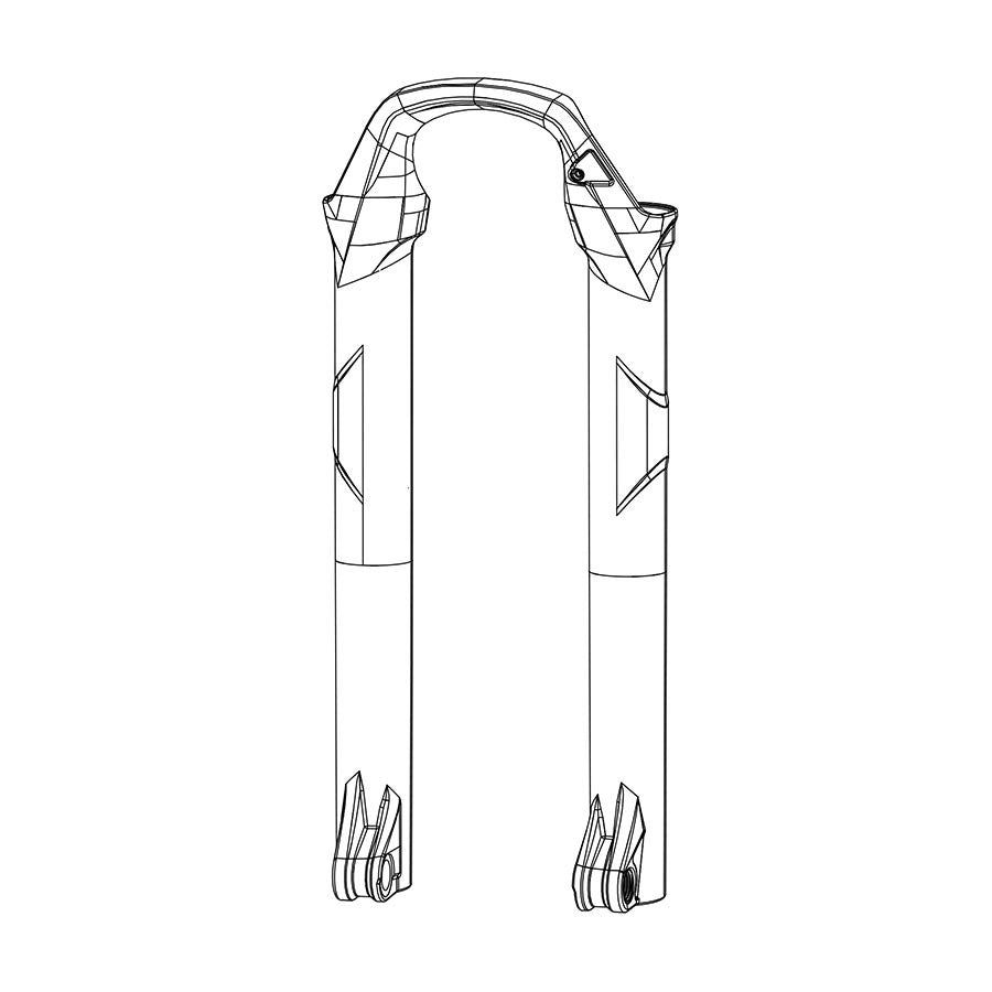 RockShox Lower Leg SID/RBA 2927+ DFBLK Fork Lowers