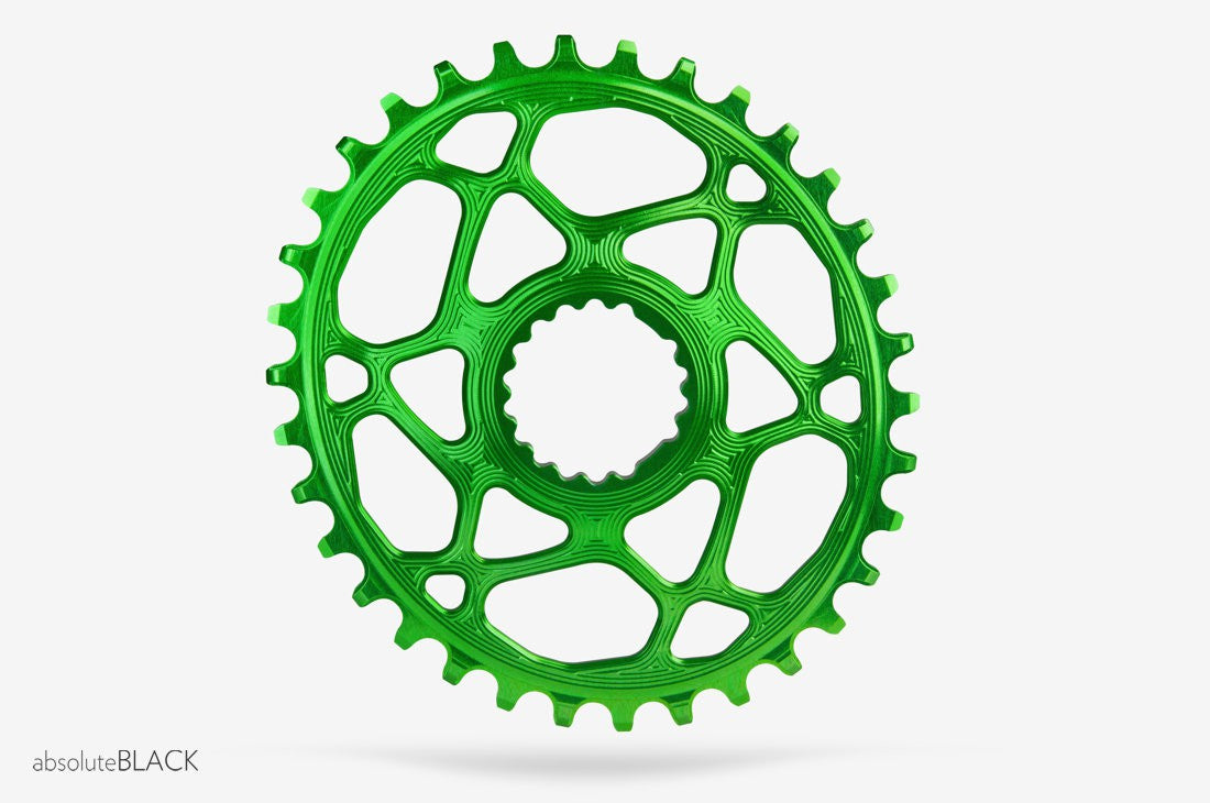 Plateau Cannondale Hollowgram à fixation directe Absolute Black OVAL N/W