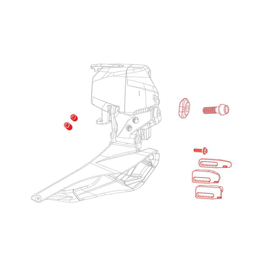 SRAM Force eTap AXS Front Derailleur Parts Kit Front Derailleur Parts