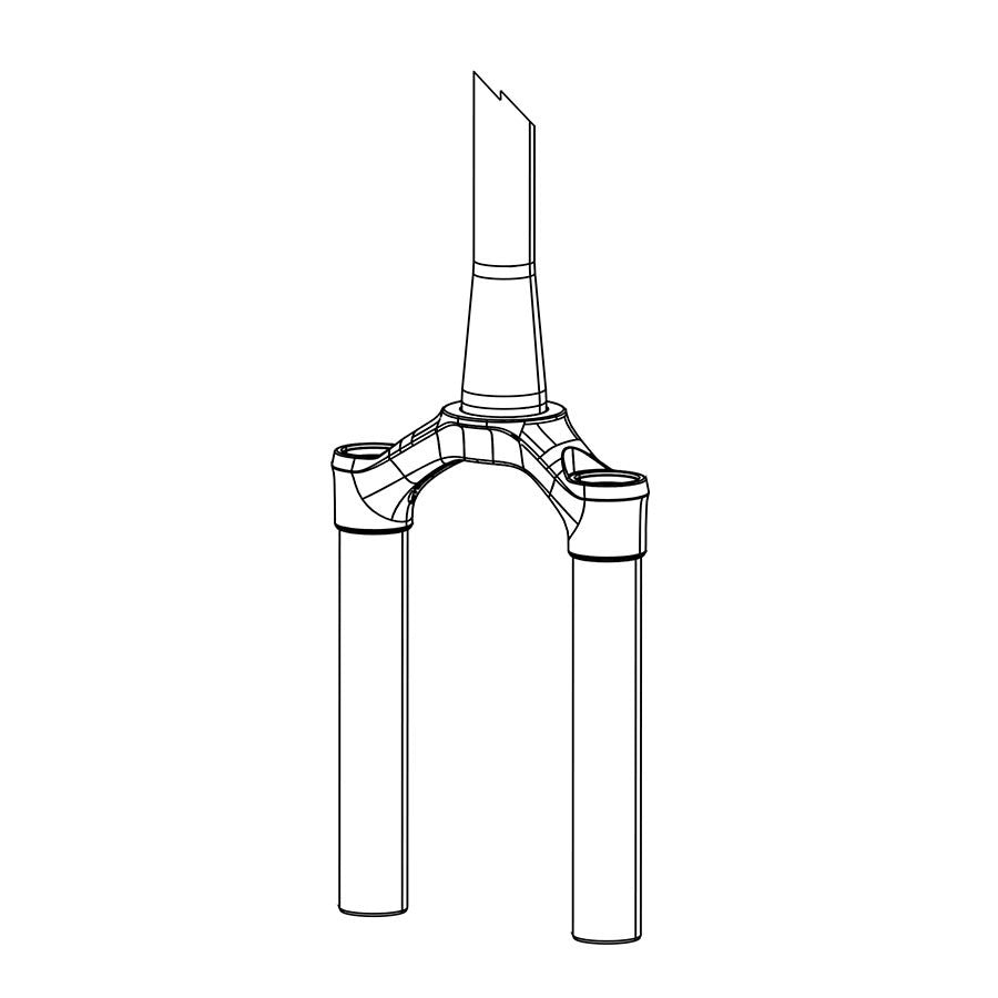 RockShox CSU SID 2927+ 51 BLK Fork Uppers
