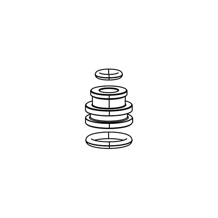 RockShox Sealhead 32mm Debonair Black Air Spring Parts