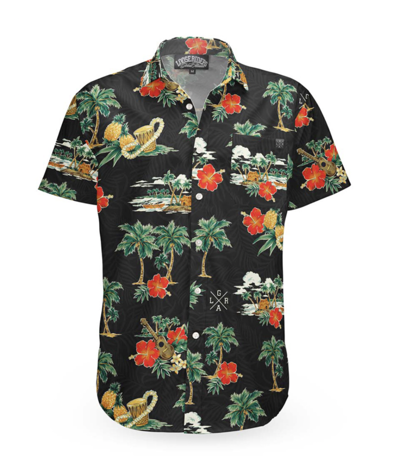 LR Mens Tech Jersey Aloha Black