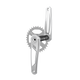Title CR1 Crank Arms Chrome 160mm side