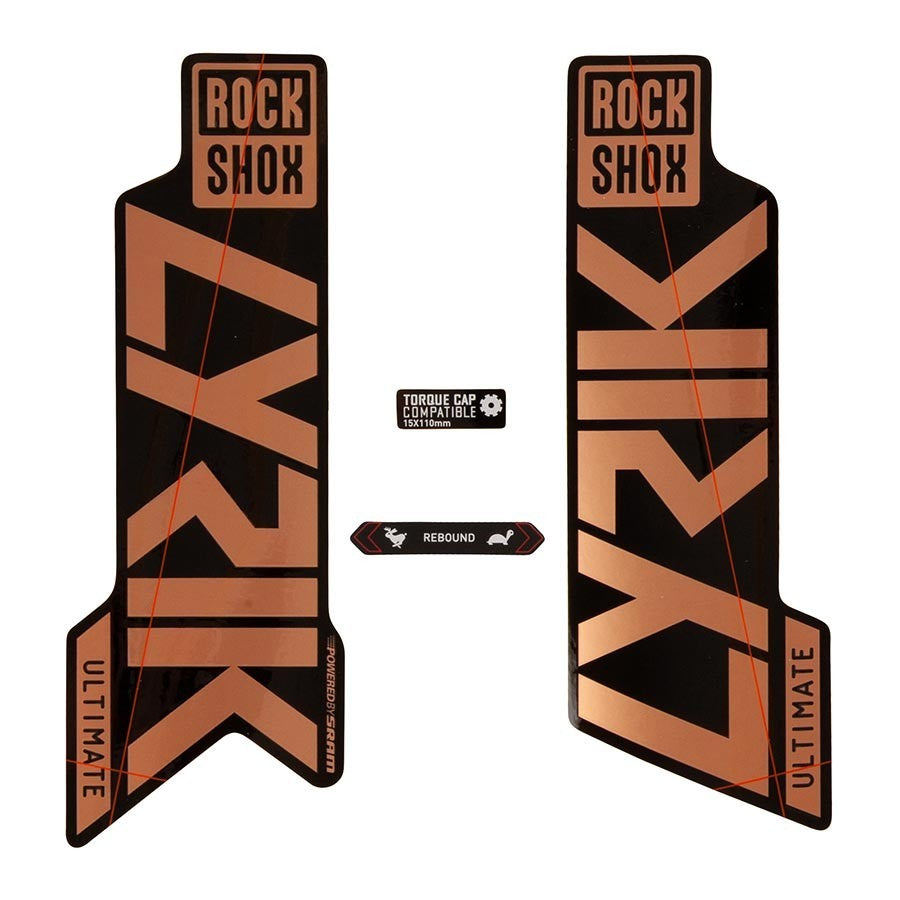 RockShox Lyrik Ultimate Decal Kit Fork Decals