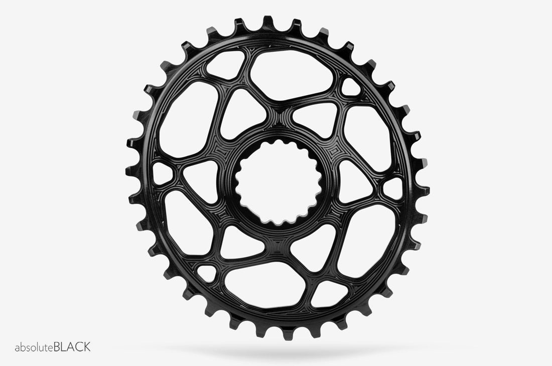 Plateau Cannondale Hollowgram à fixation directe Absolute Black OVAL N/W