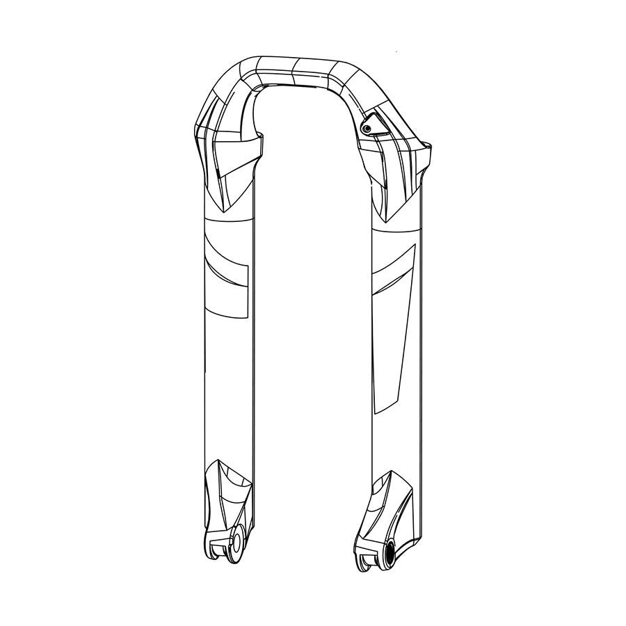 RockShox Lower Leg - Lyrik RC2 C1 Fork Lowers