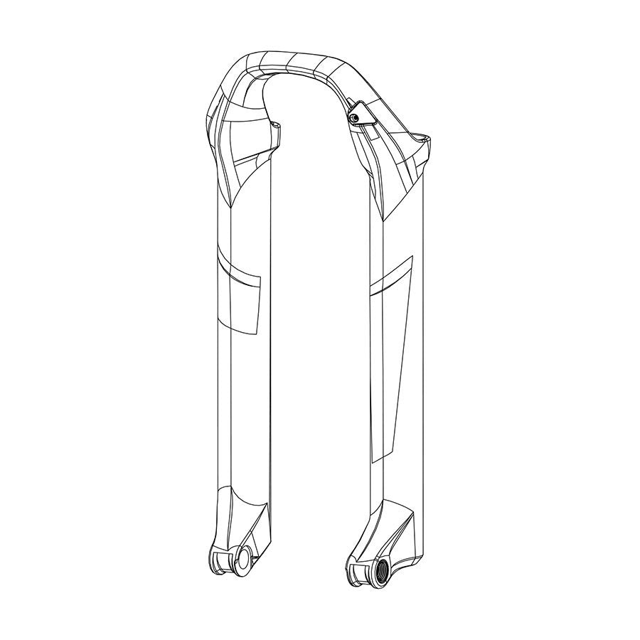RockShox Lower Leg Pike 26 15 DFBLK Fork Lowers