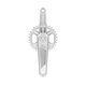 Title CR1 Crank Arms Chrome front
