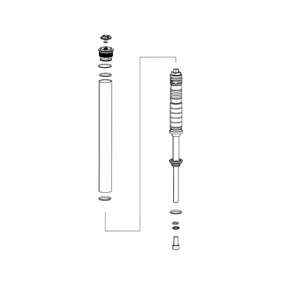 RockShox Spring - JudyS 30S 80-120 Air Spring Parts