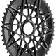 Absolute Black OVAL SpideRing Direct mount for CANNONDALE