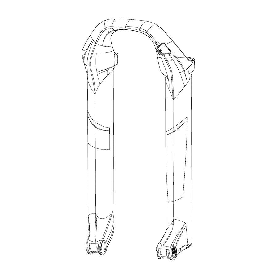 RockShox Lower Leg - Pike DJ 26 SIL Fork Lowers