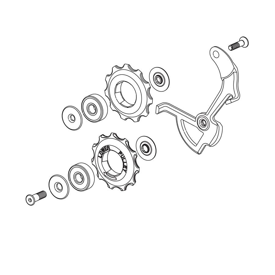 SRAM Rival Cage/Pulley Kit Rear Derailleurs Parts
