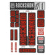 RockShox 35mm Decal Kit - MY18 Fork Decals