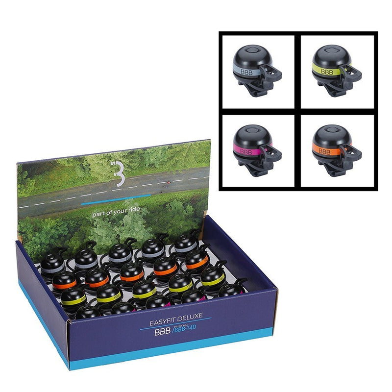 BBB Cycling BBB-14D EasyFit Display Box Bells and Horns