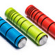 Poignées MTB en silicone noir absolu avec embouts de guidon en aluminium