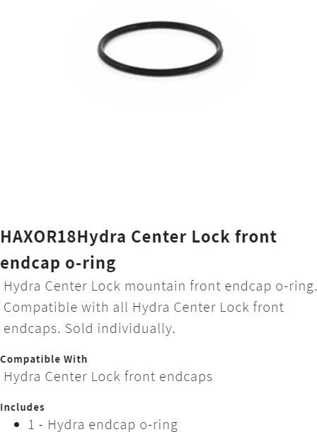 I9 Hydra Endcap O-Rings