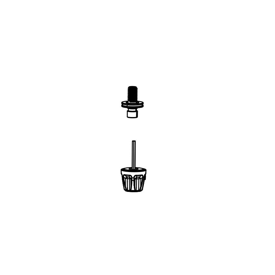 RockShox Rebound Knob Kit - Charger RC Rebound Damper Parts