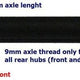 NS/Octane 1 Various Hub Axlex and parts