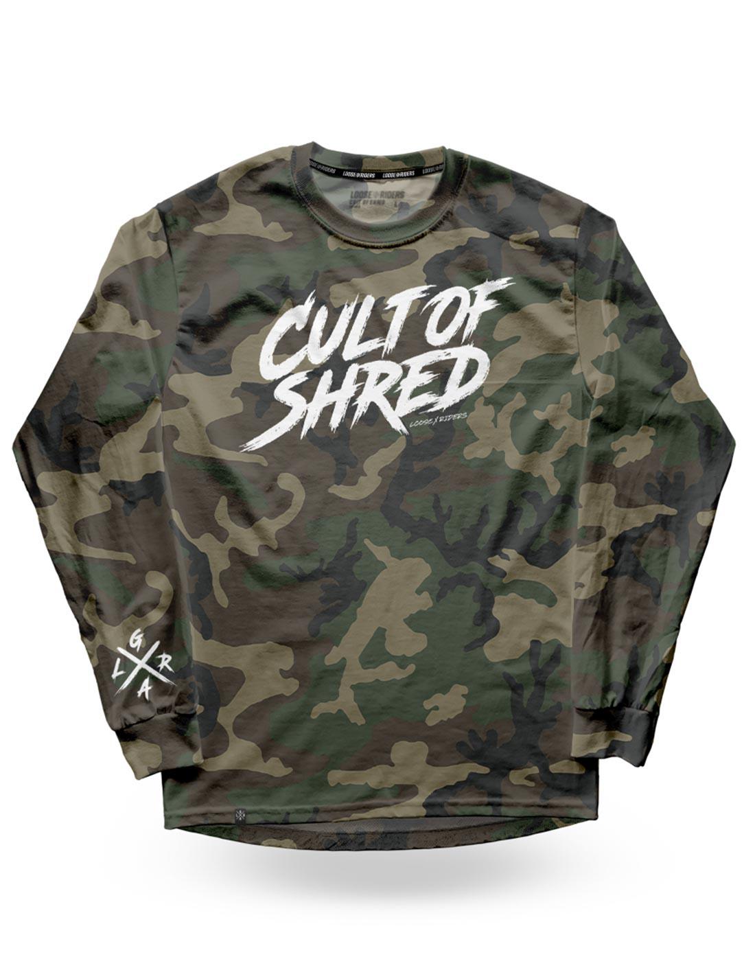 LR Mens Tech LS Jersey Shred Camo