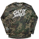 LR Mens Tech LS Jersey Shred Camo