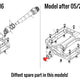 Bolt left axle for Black ONE pedal after 05/2016
