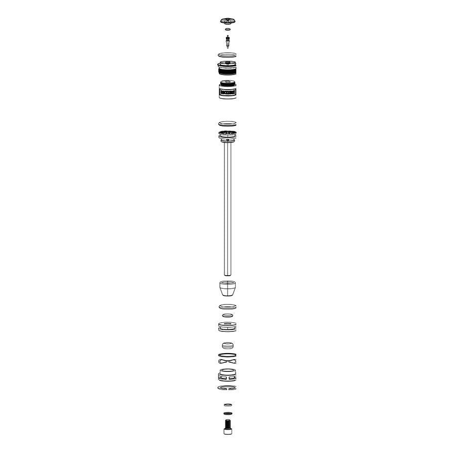 RockShox Spring - Bluto SA 100 Air Spring Parts