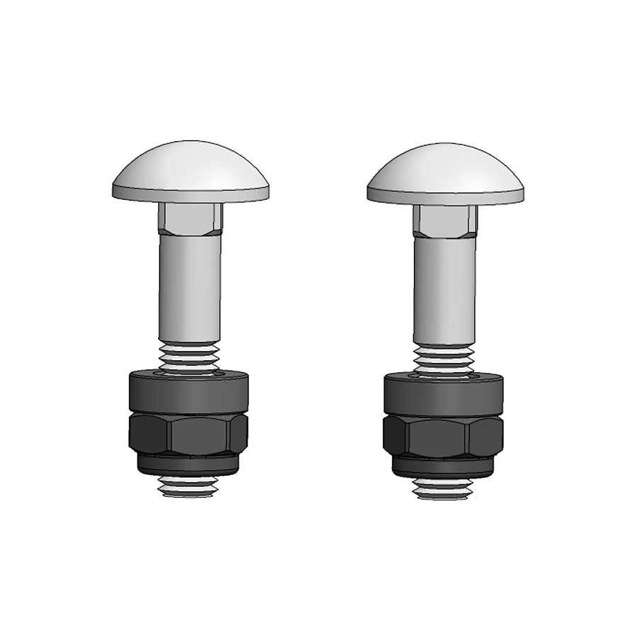 Pièces et accessoires pour porte-bagages d'attelage Hollywood Racks Sport Rider : boulon de fixation pour tube de roue.