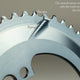 Absolute Black OVAL 110BCD 5 holes, 2X chainring, Silver Line