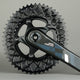 Absolute Black OVAL 110BCD 5 holes, 2x chainring for SRAM cranks