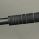 Poignées MTB en silicone noir absolu avec embouts de guidon en aluminium