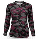 LR Womens  Tech LS Jersey Pink Camo