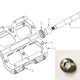 2xREVERSE Axle endcap for Escape Pedal