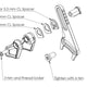 Absolute Black Oval Guide, ISCG05-BSA