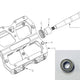 2xREVERSE Bearing for (E-) Escape (Pro), Black One(TI), Base