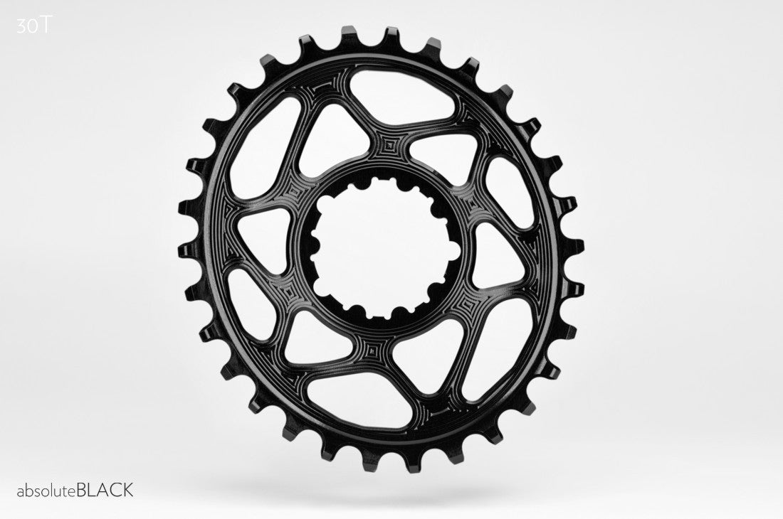 Plateau ovale Absolute Black Sram Direct Mount GXP N/W