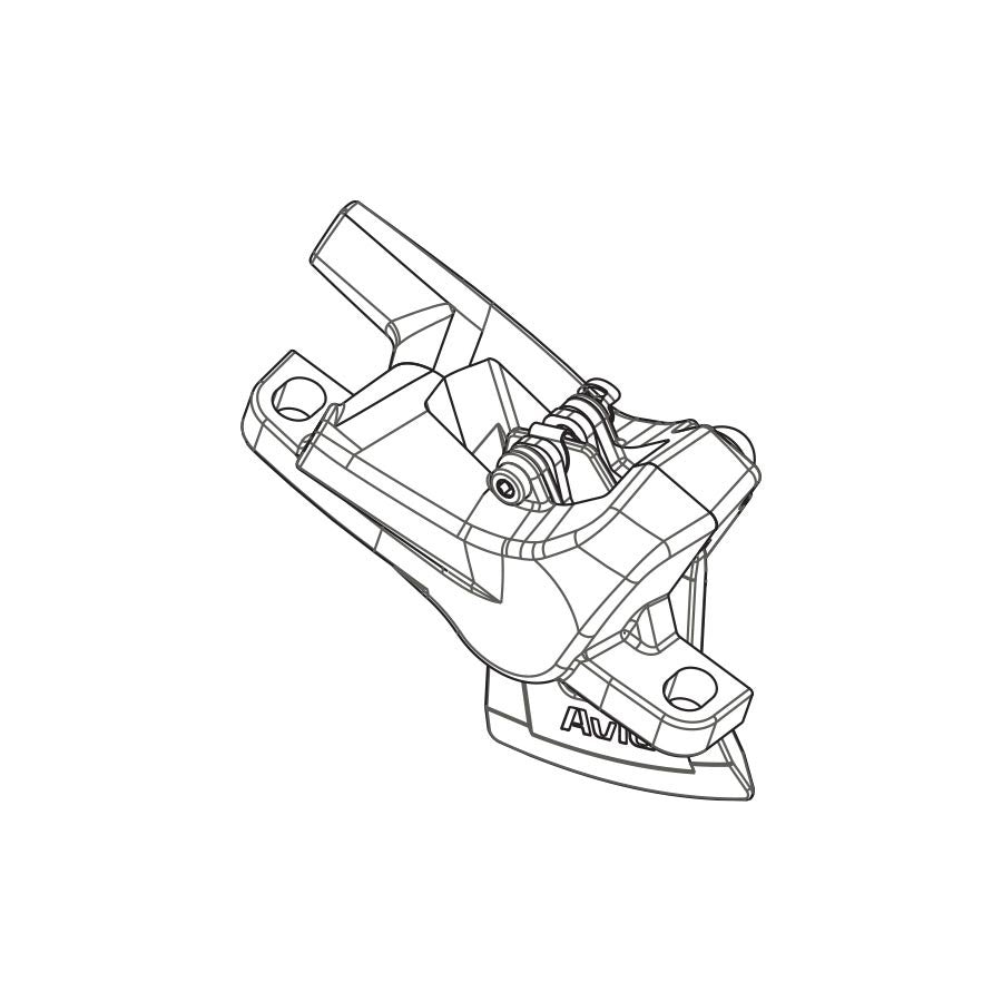 SRAM Level T Caliper Assembly Disc Brake Parts and Accessories