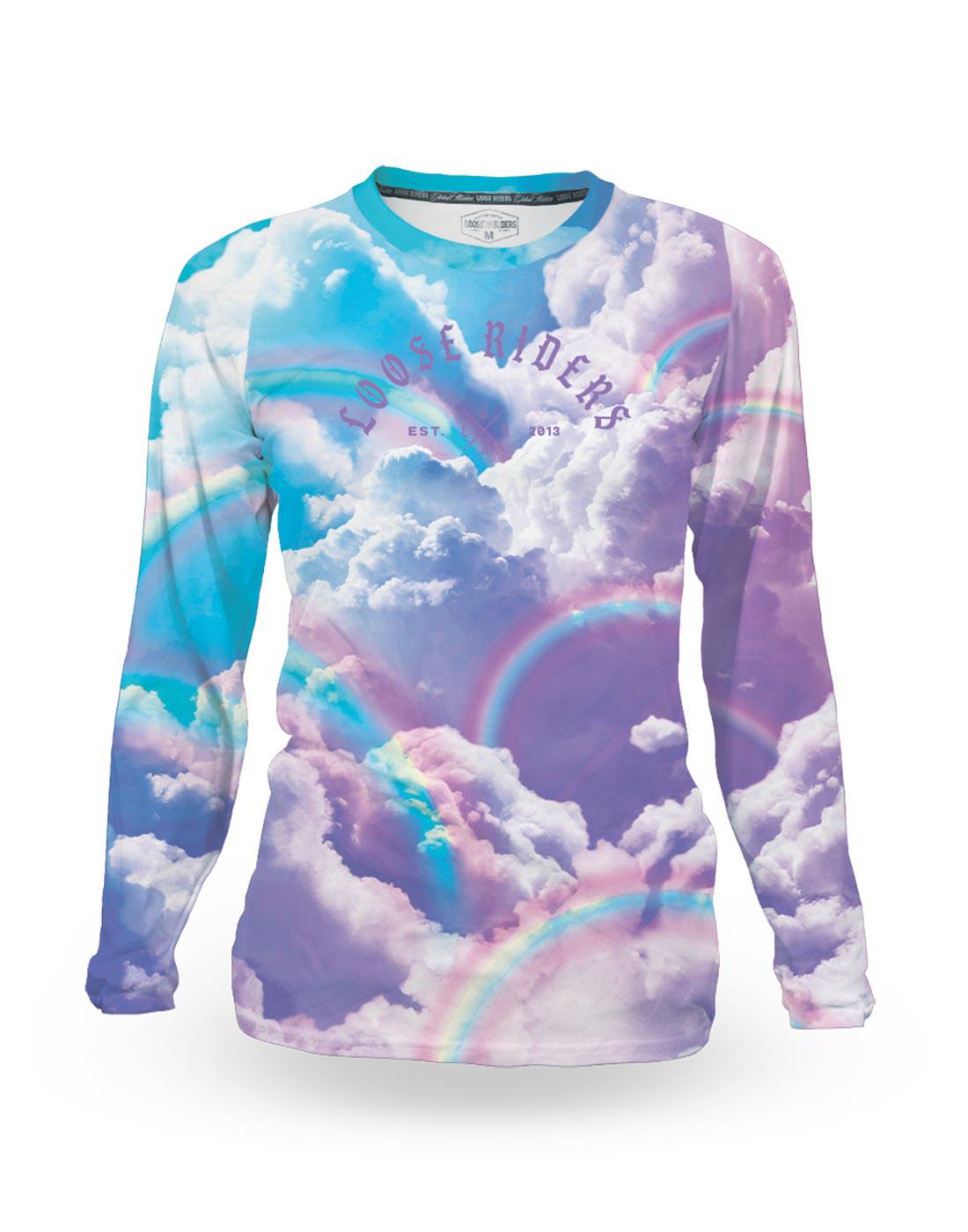 LR Women Tech LS Jersey Rainbows
